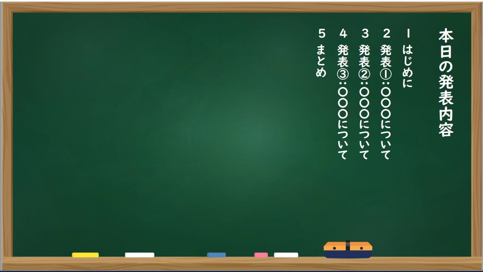 パワーポイントで学校の黒板風のパワポを作製する！テンプレートの導入方法 | 30代4人家族で2000万円貯蓄したFPの財遊記